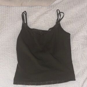 Target Black Lace Cami Top
